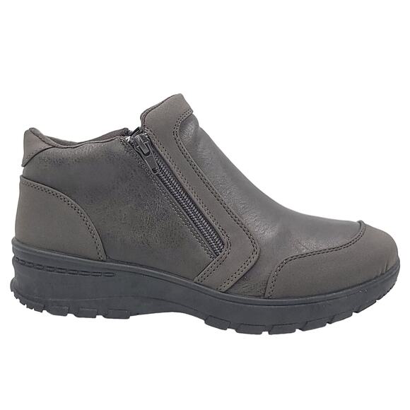 Easy Works by Easy Street Women Jovi Comfort Ankle Booties Size US 8M Grey - Picture 2 of 5